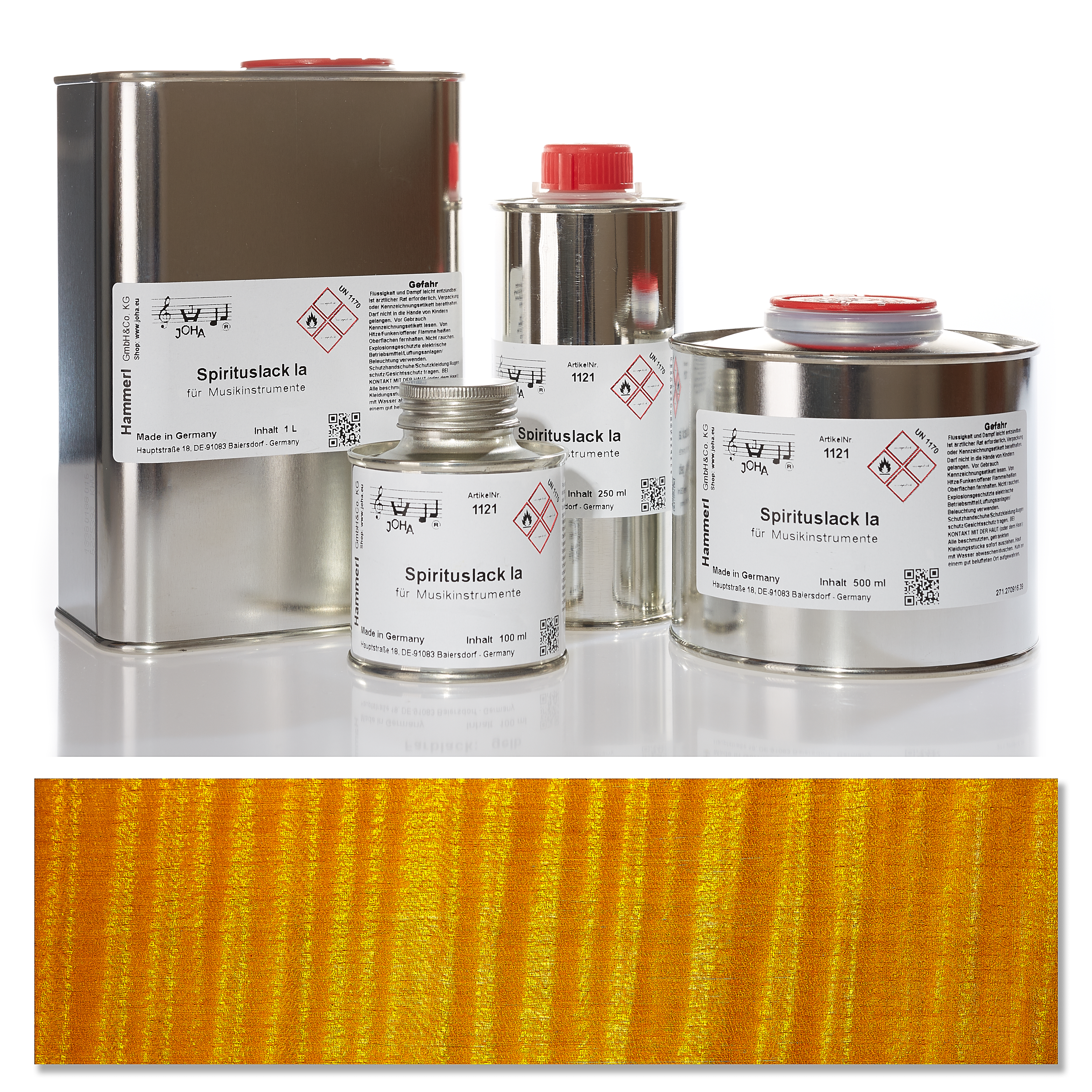 Spirit color varnish Ia, yellow