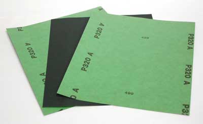 Water abrasive paper