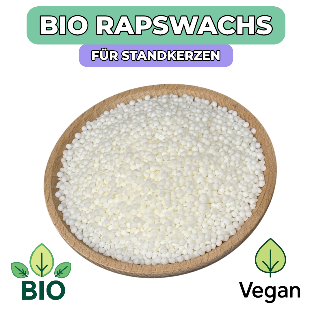 Bio-Rapswachs Standkerzen