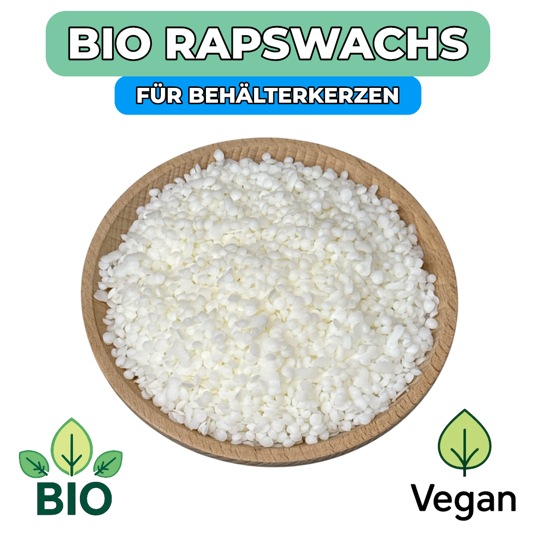 Bio-Rapswachs Behälterkerzen