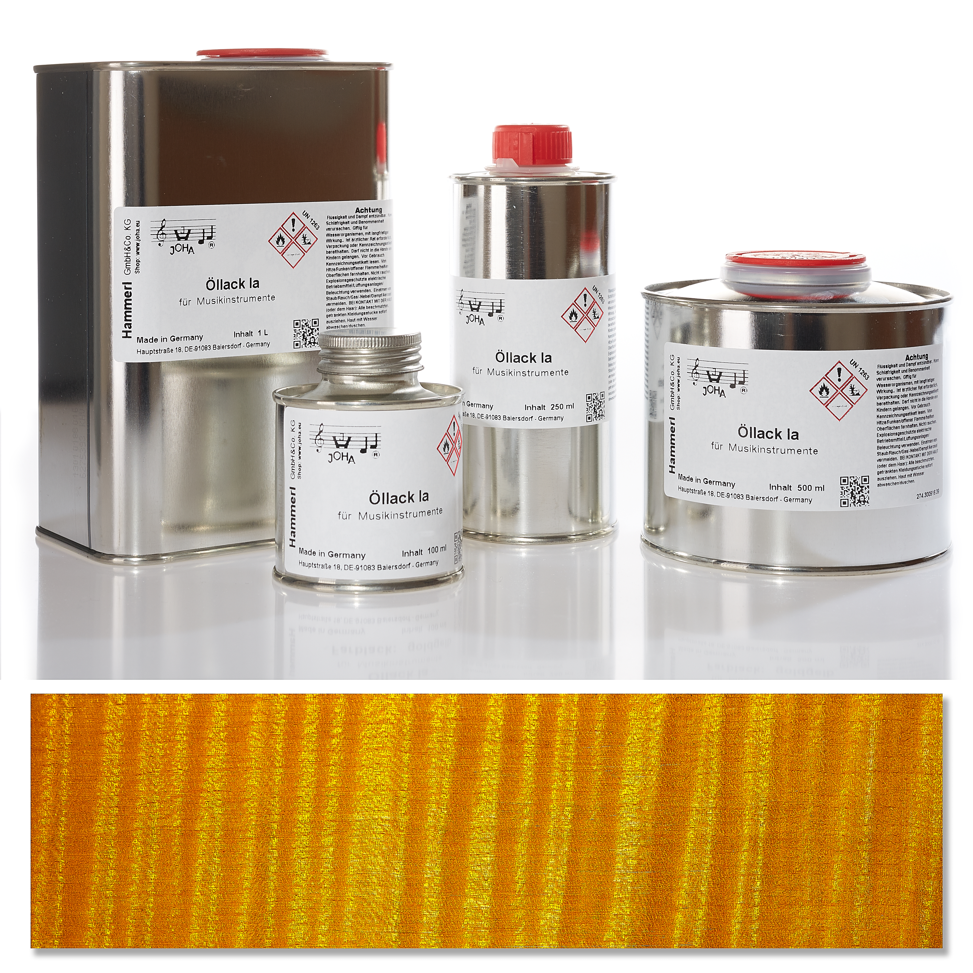 Oil varnish Ia, color varnish yellow