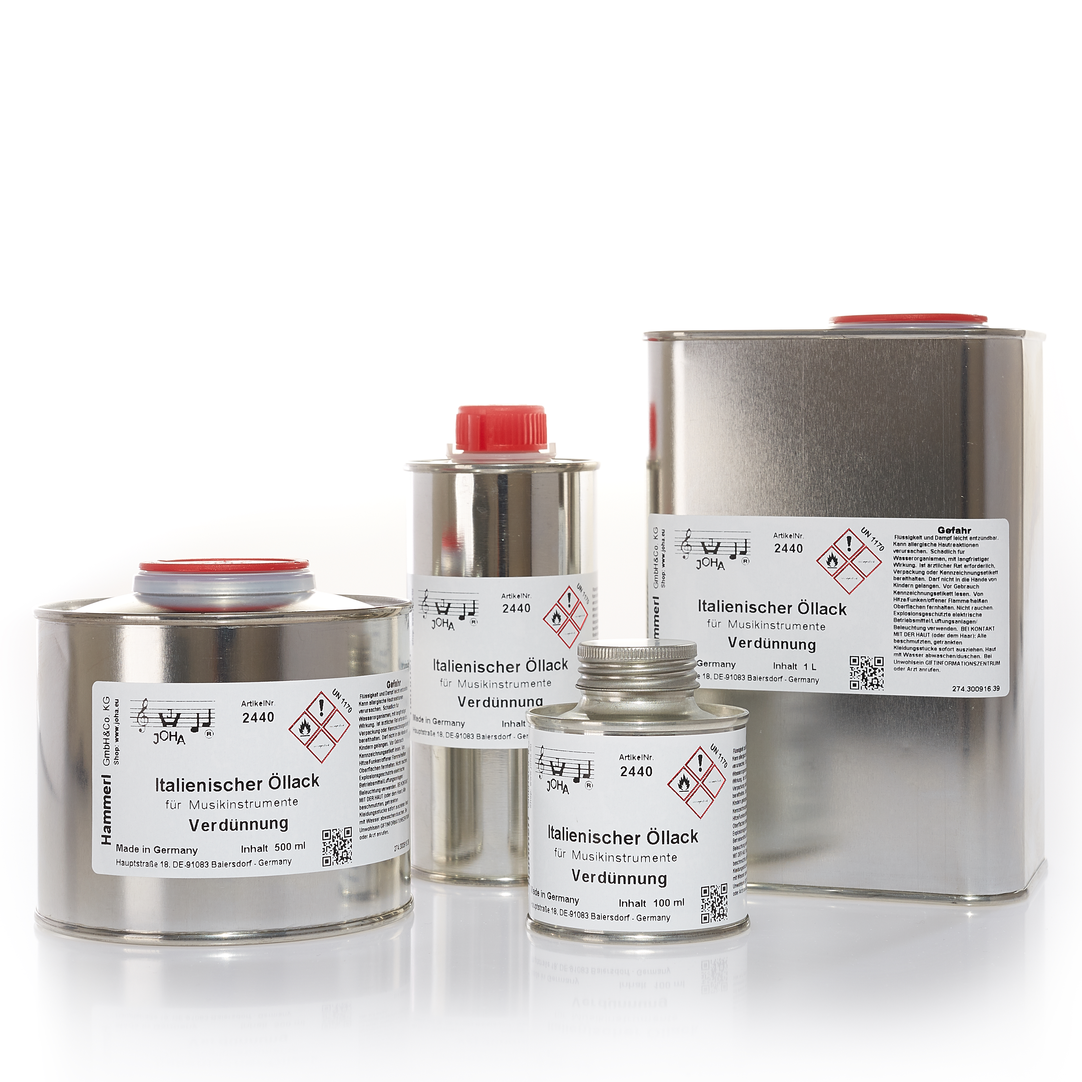 Dilution for italian oil varnish