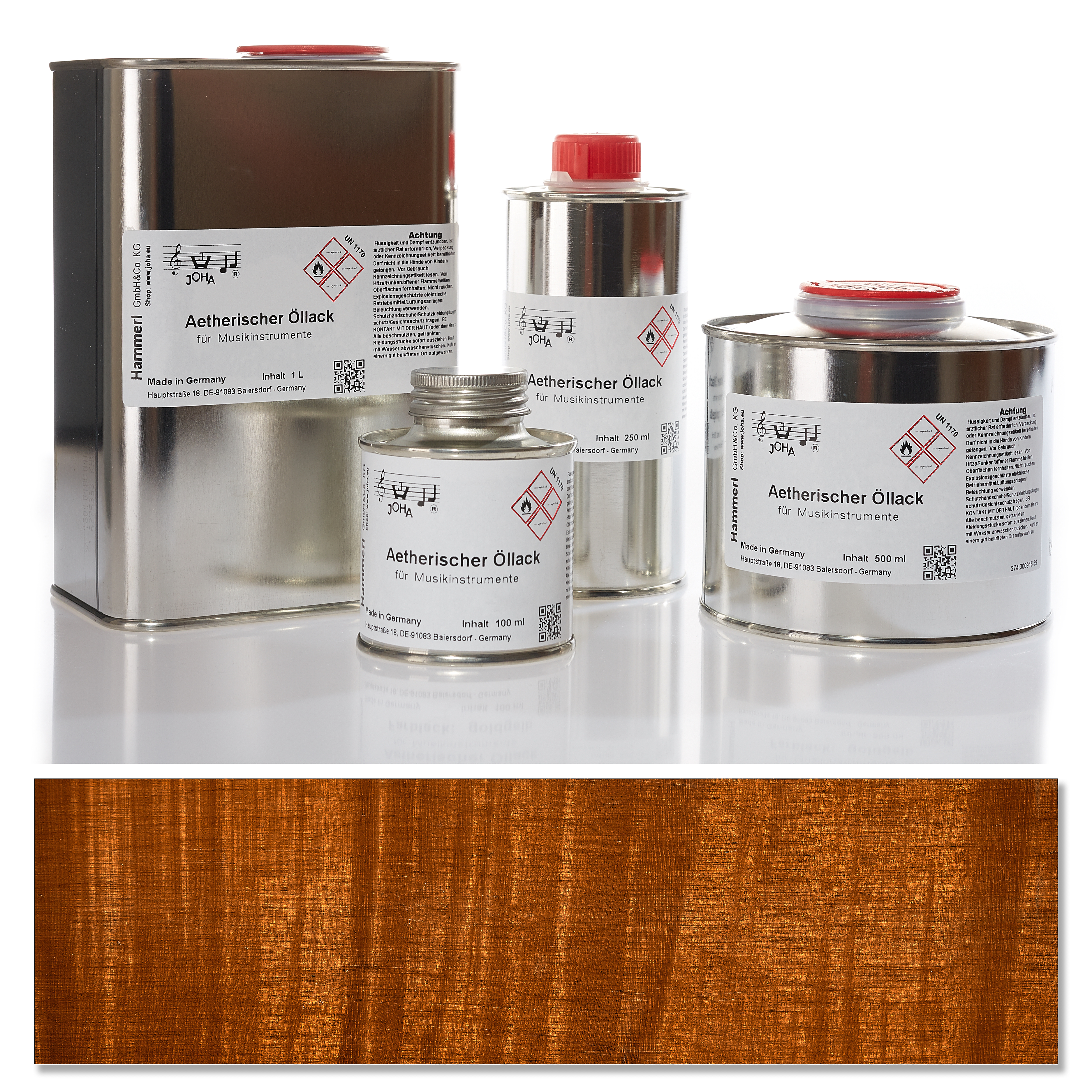 Volatile oil varnish, color varnish golden brown