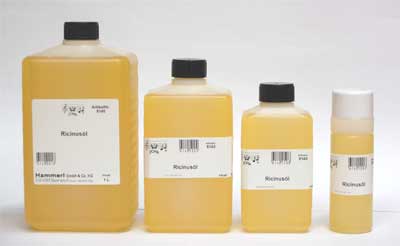 Castor oil, softener