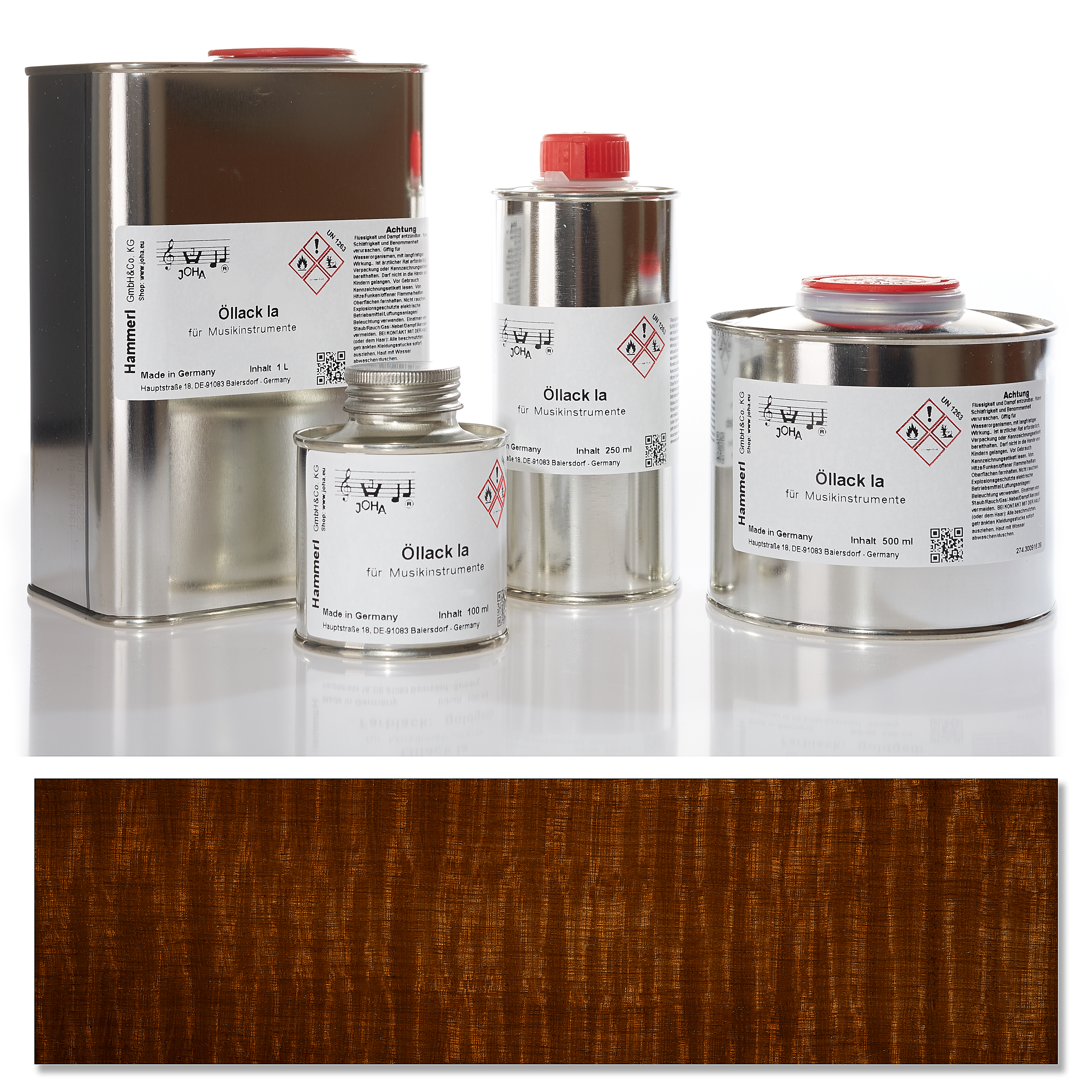 Oil varnish Ia, color varnish brown