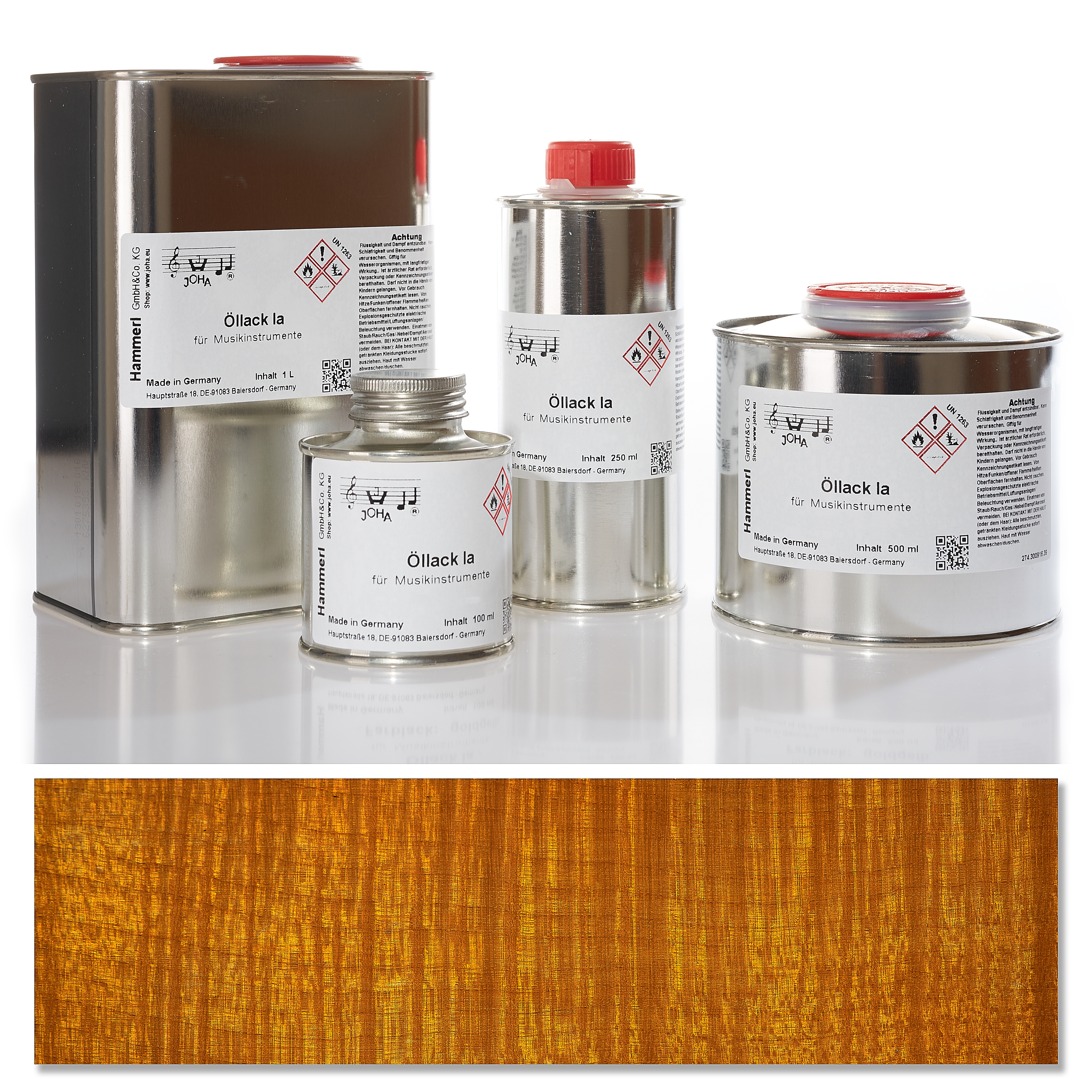 Oil varnish Ia, color varnish amber