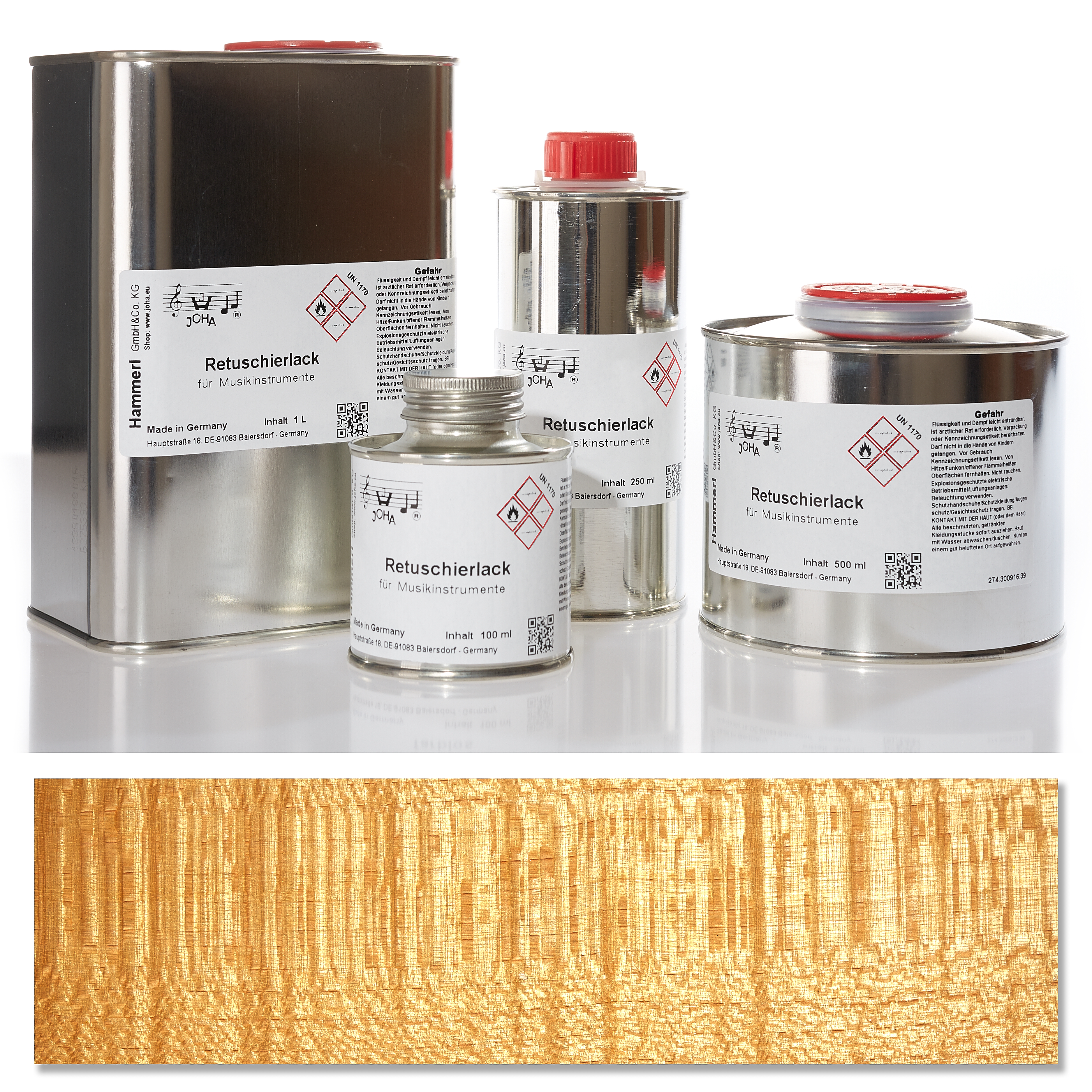 Retouching varnish colorless