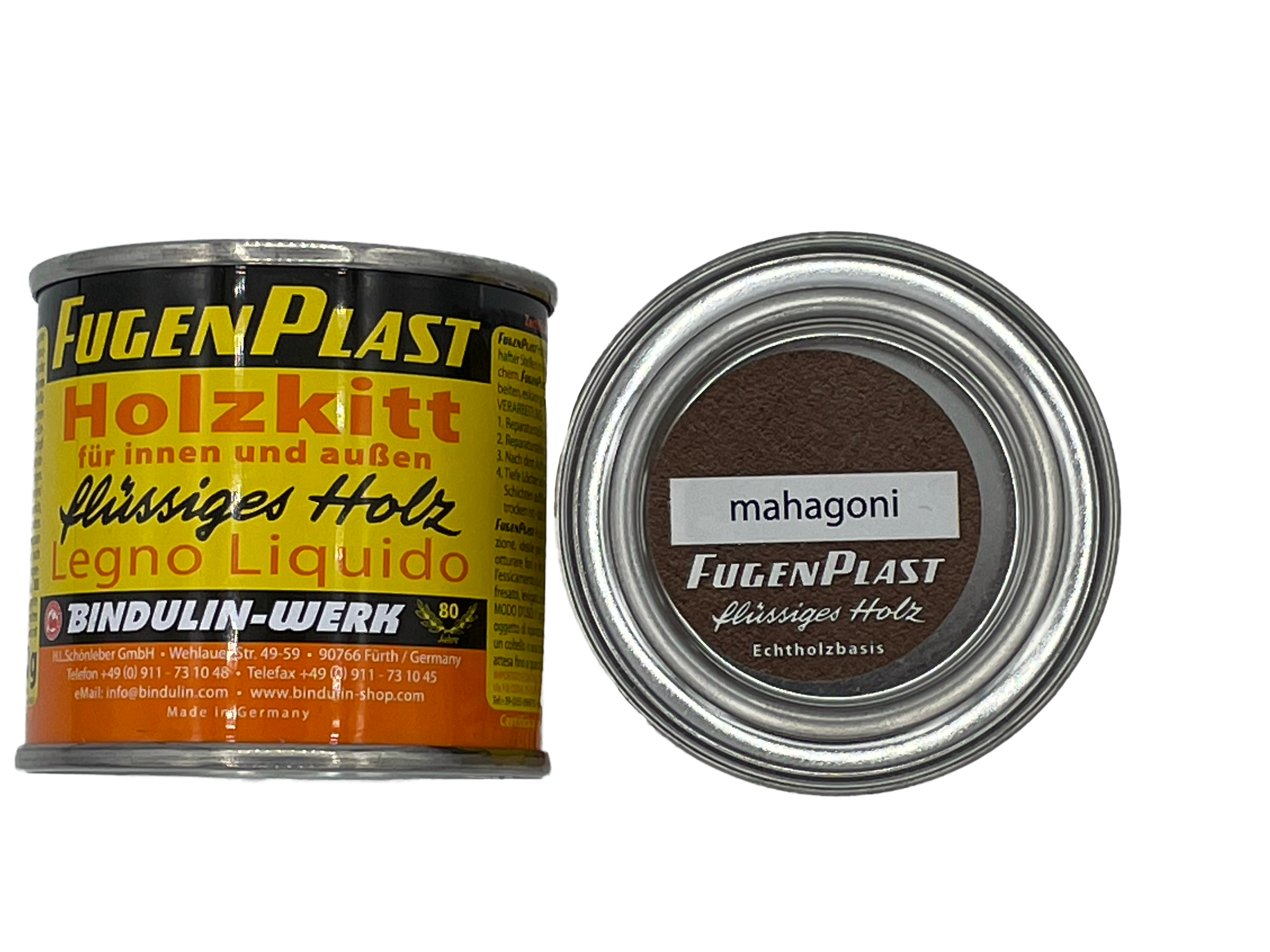 Wood cement, mahogany