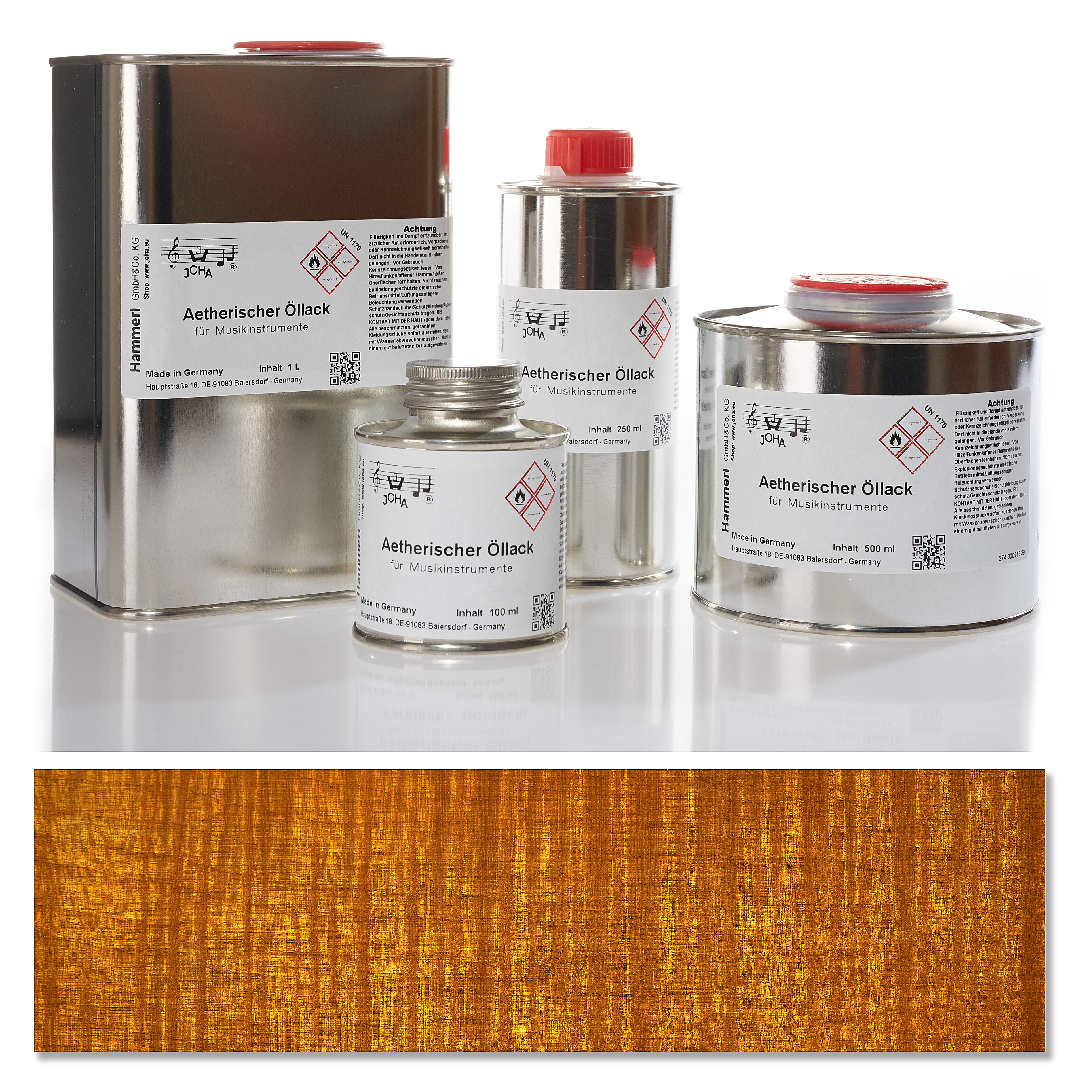 Volatile oil varnish, color varnish amber