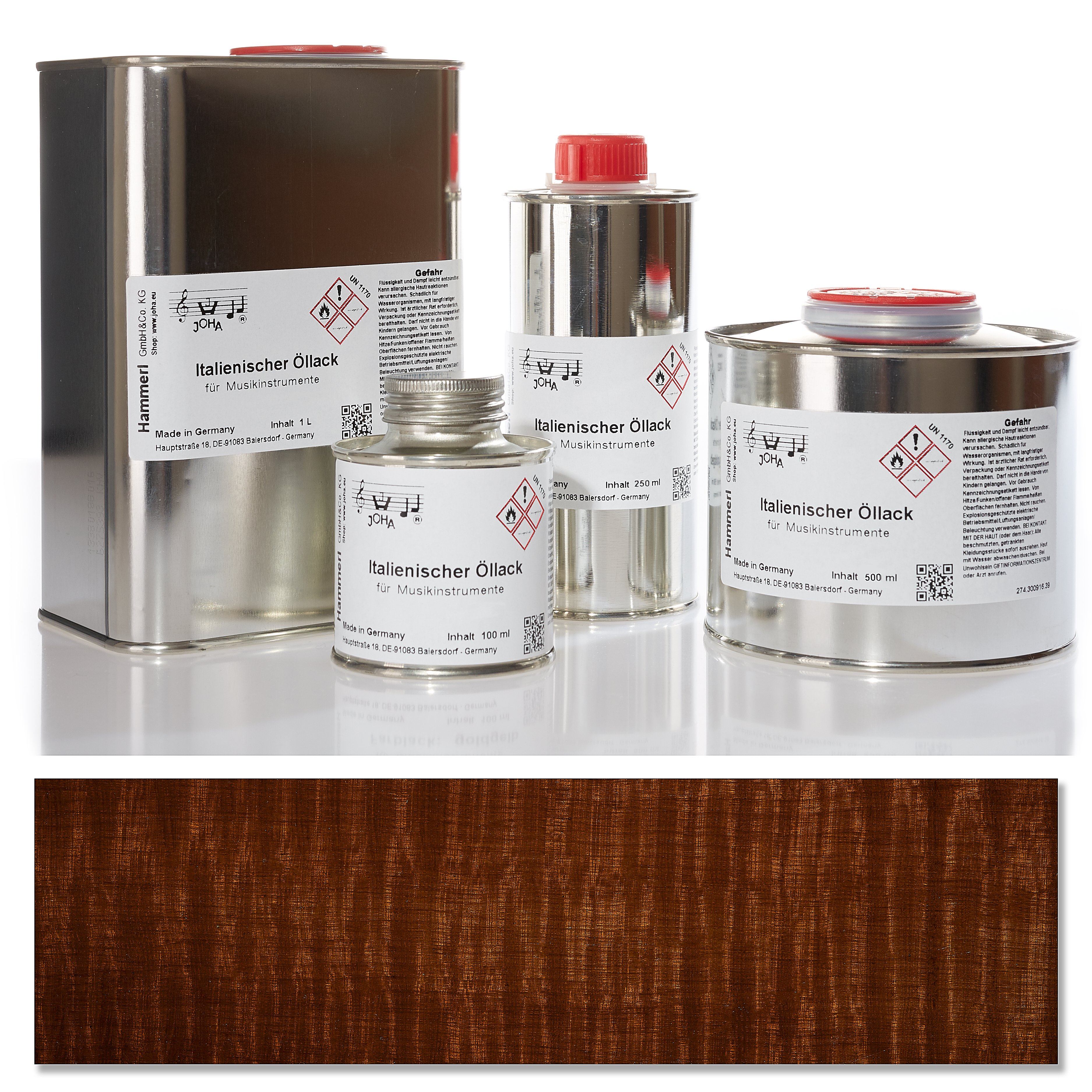 Italian oil varnish, color varnish brown