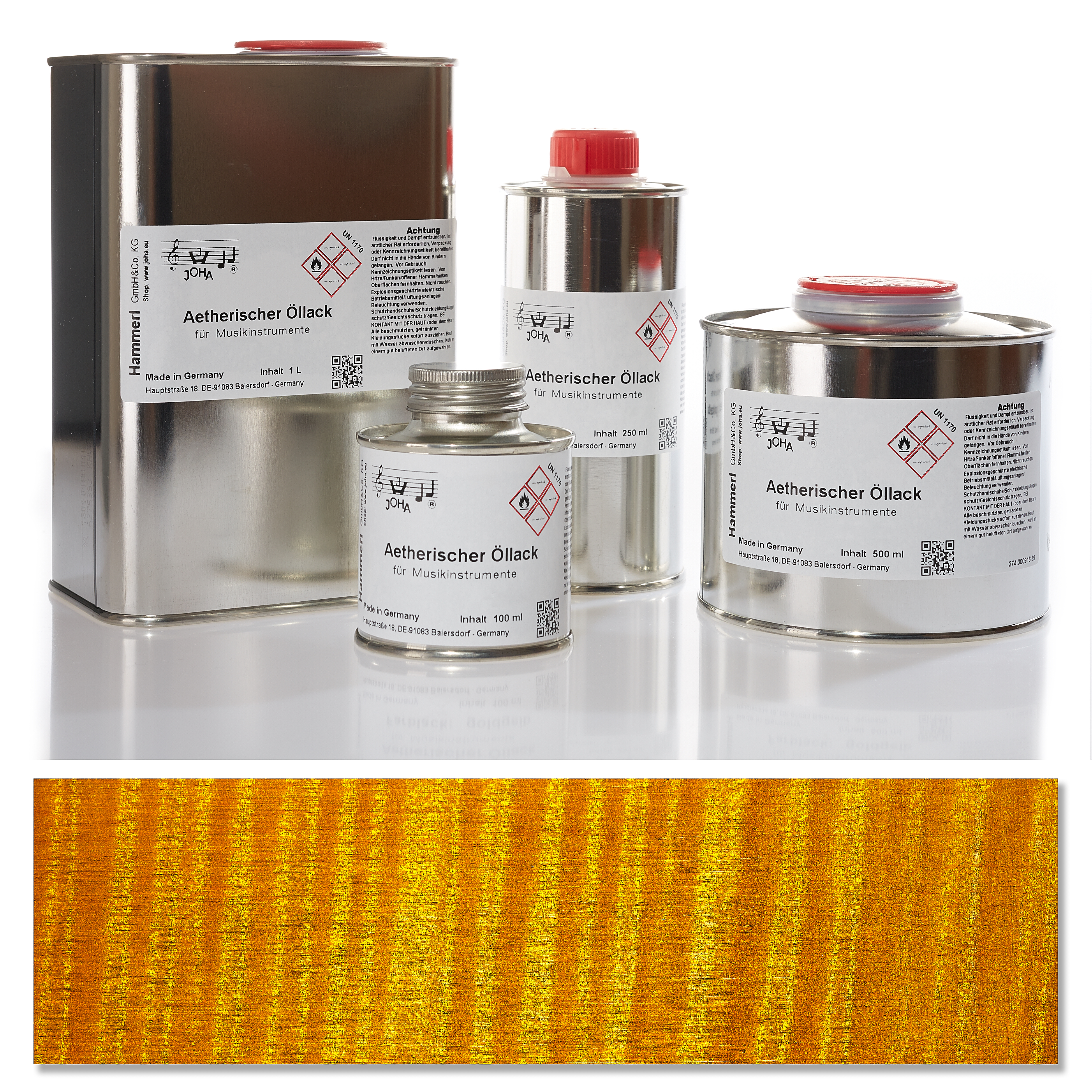 Volatile oil varnish, color varnish yellow