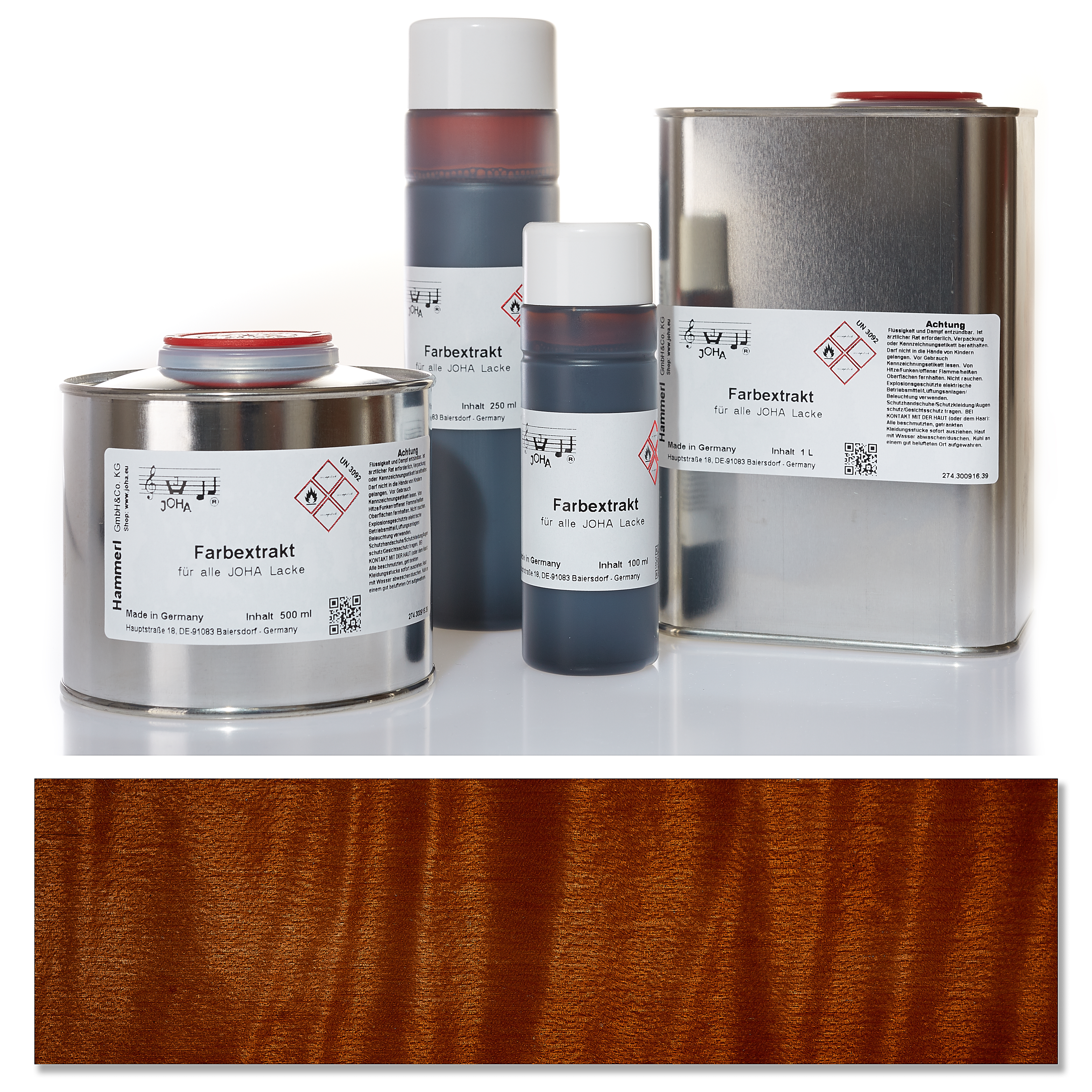 Color extract red brown