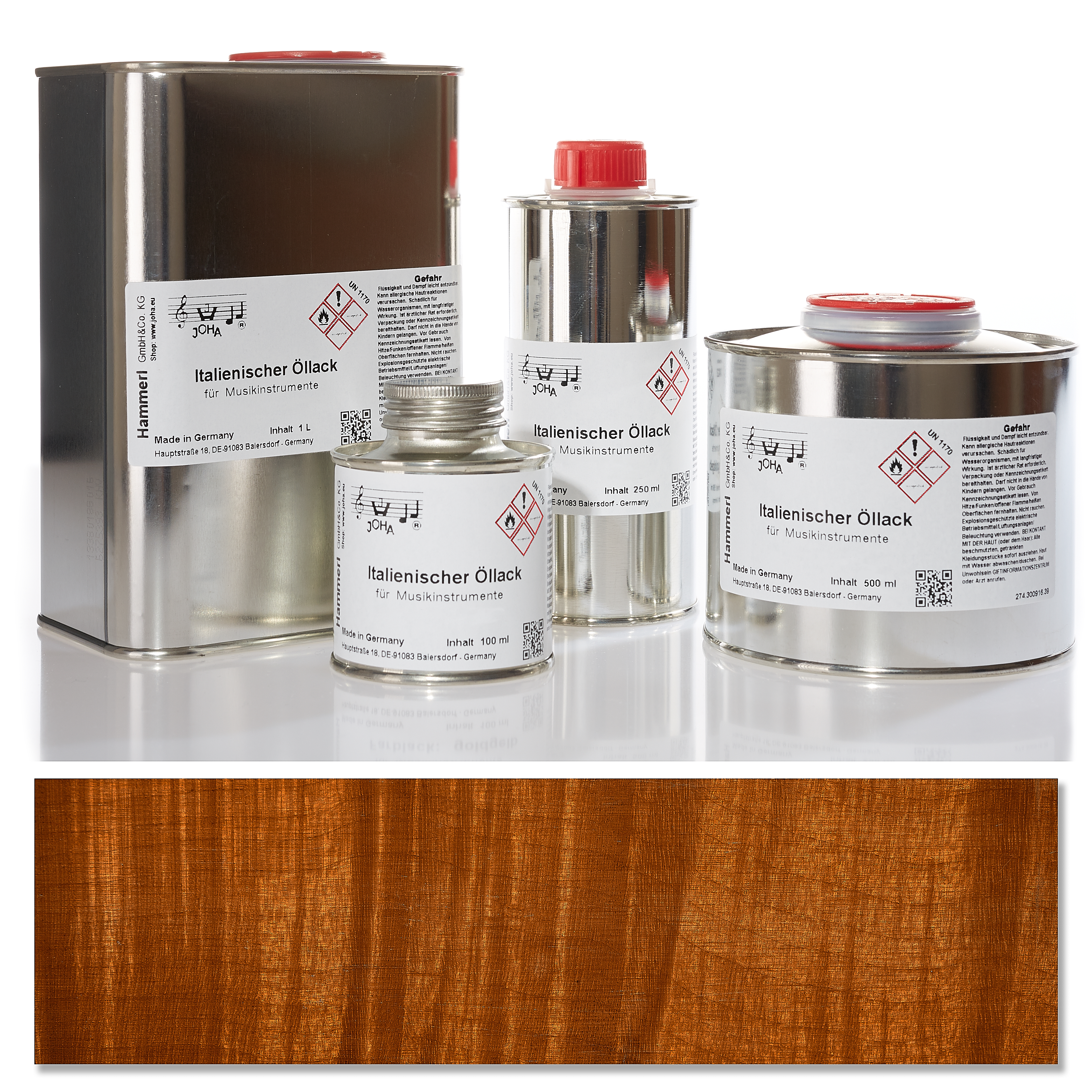 Italian oil varnish, color varnish golden brown