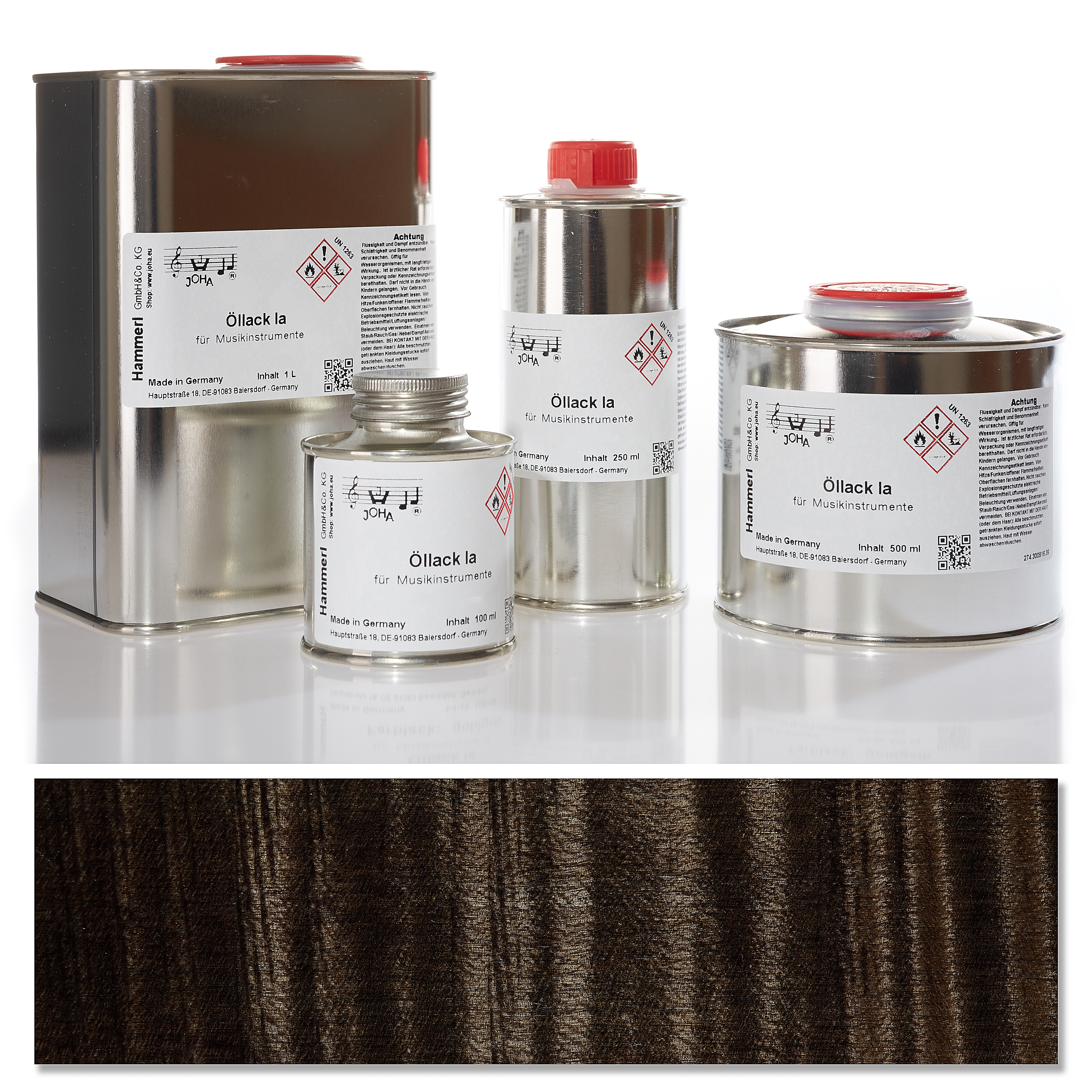 Oil varnish Ia, color varnish black
