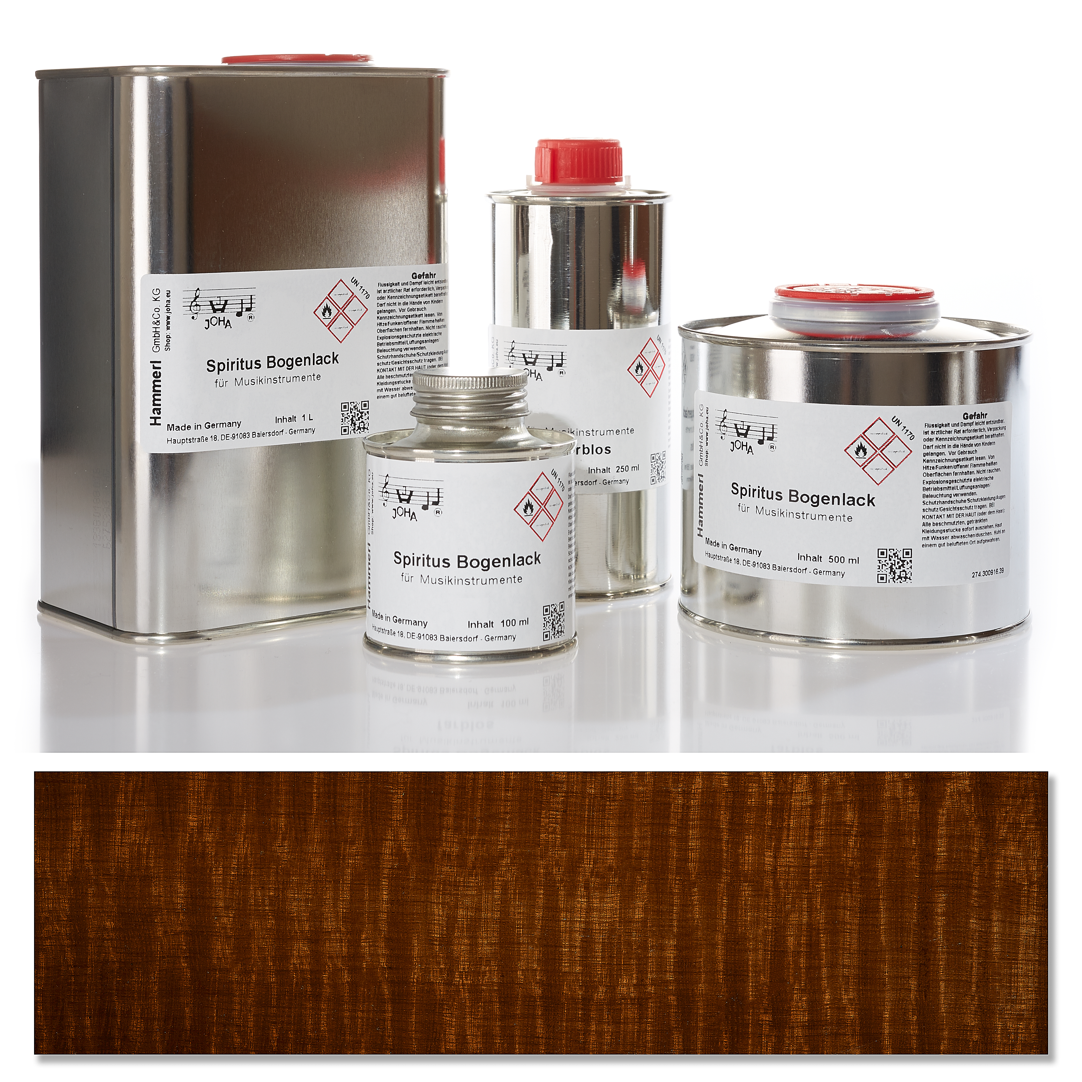 Spirit bow varnish, brown