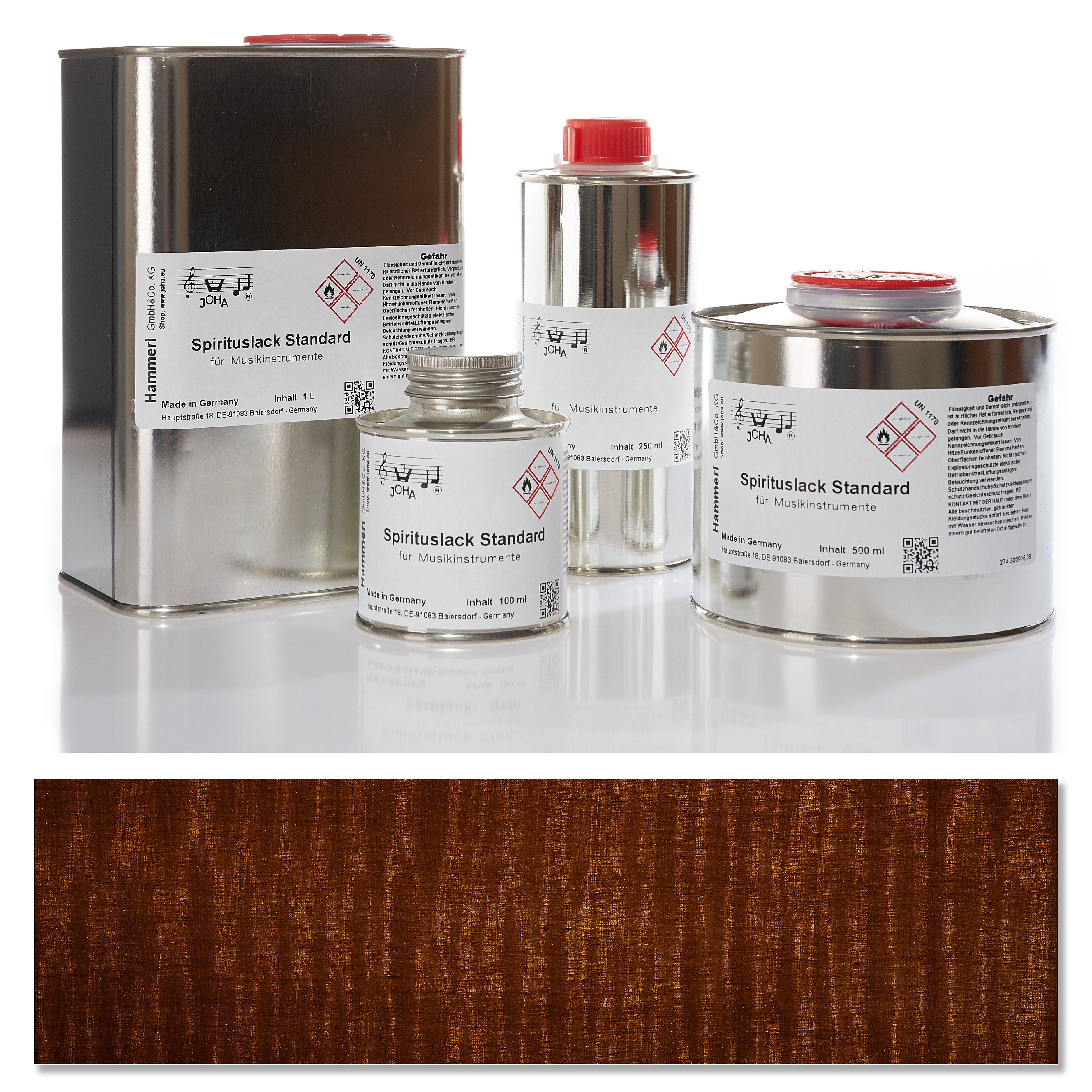 Spirit color varnish standard, brown