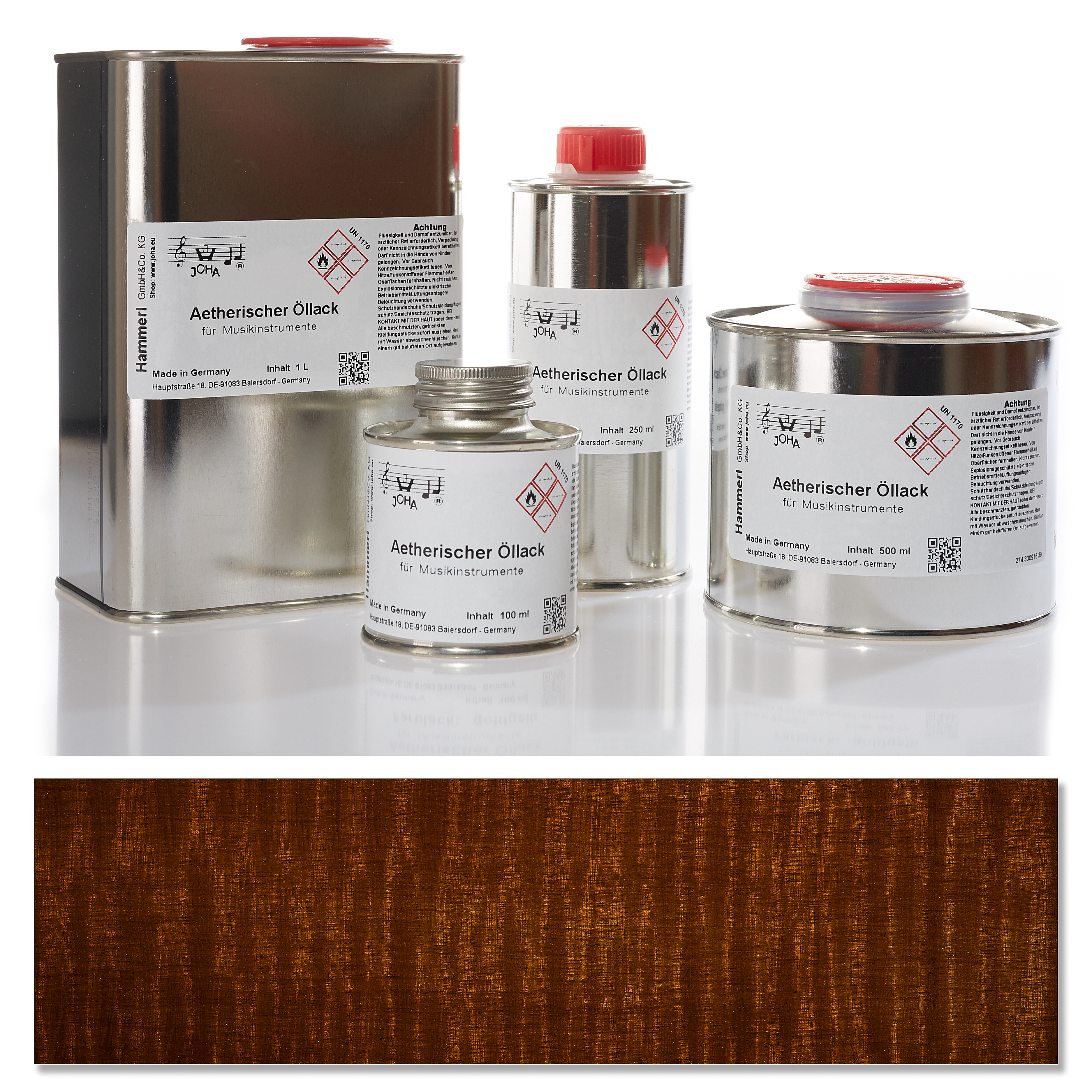 Volatile oil varnish, color varnish brown